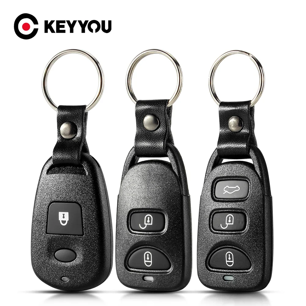 Keywe 2 + 1 2 3 + 1 4 przyciski obudowa pilota bez kluczyka Fob dla Hyundai Elantra Sonata Santa dla Kia Carens Rondo Sportage Forte 2012