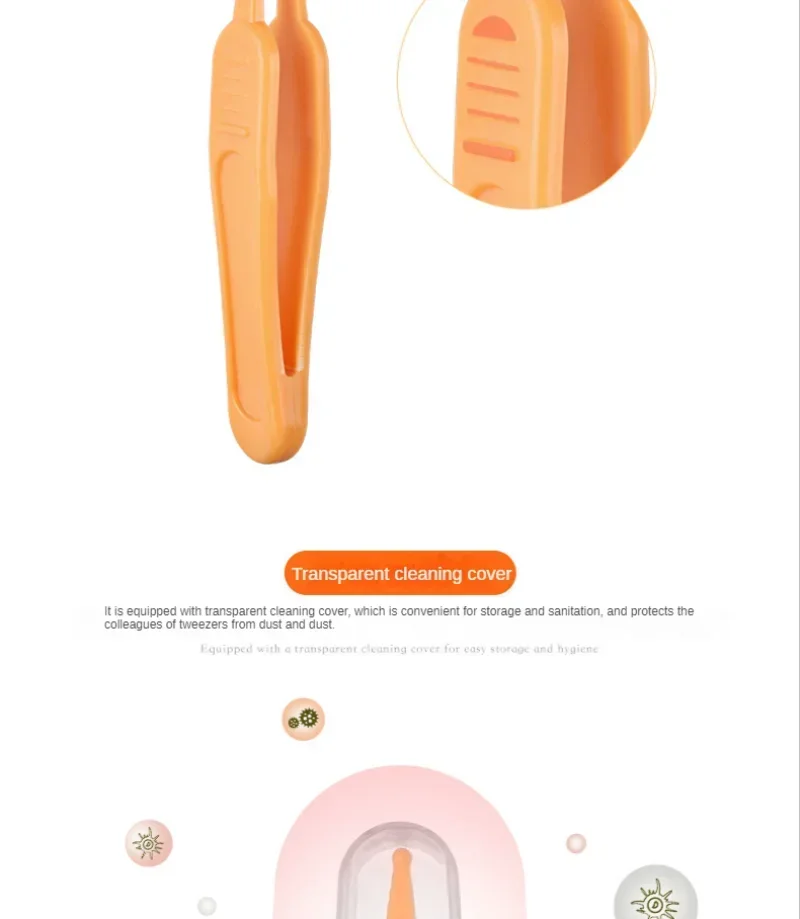 Baby Kunststoff Pinzette Nase Reiniger Werkzeug Kinder Sicherheit Pinzette Reinigung Zange Kleinkind Nasenhöhle Pflege Liefert Baby Essentials – Detail 4