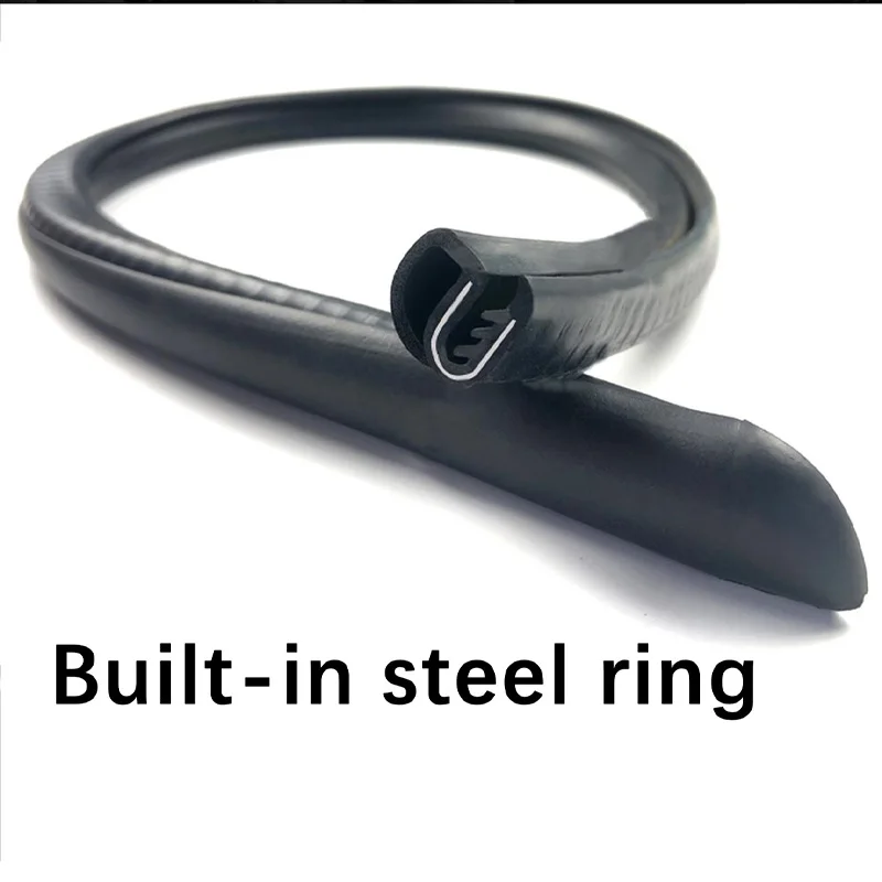 Car B-pillar sealing strip, door sound insulation strip, waterproof, dustproof, universal rubber strip