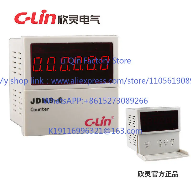 JDM9-6 electronic digital display induction counter can replace JDM9-5 counting relay