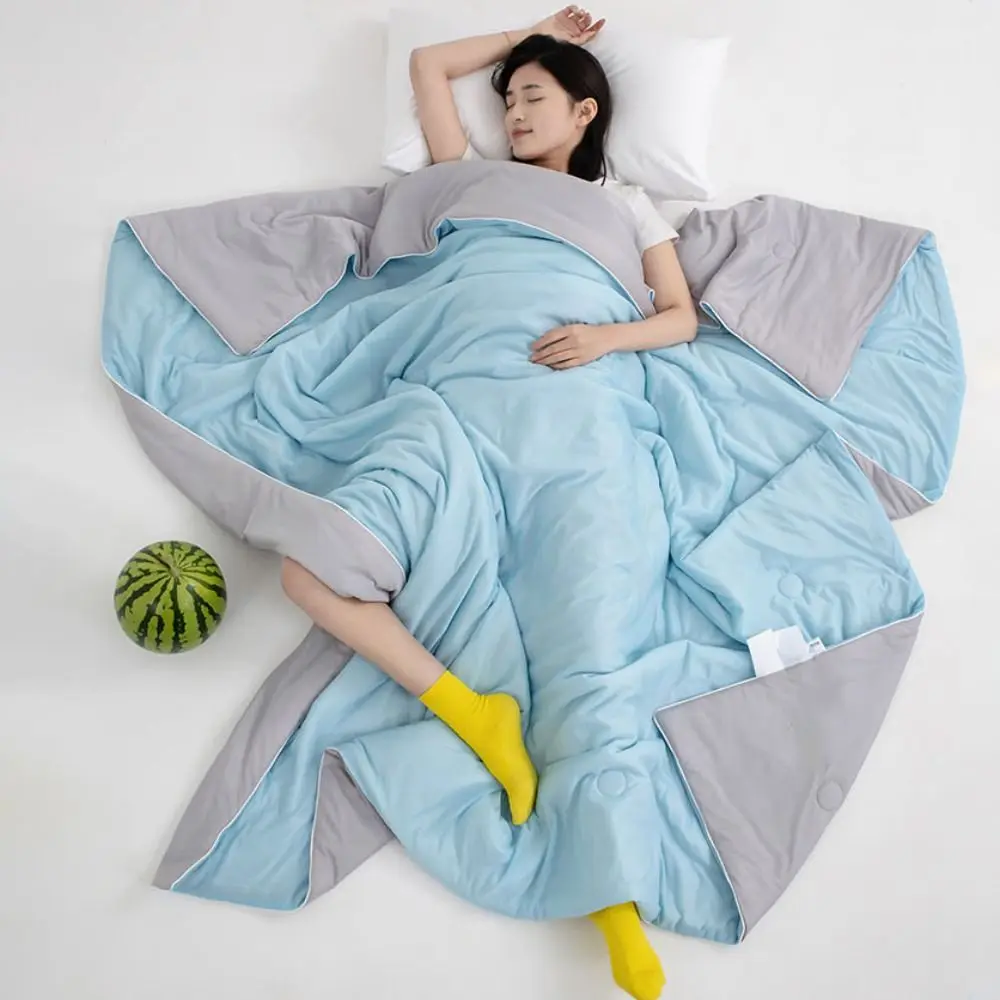 

Double Side Air Condition Comforter Solid Color Lightweight Summer Cooling Quilt Cooling Fabric Large Size Cooling Blanket Hotel