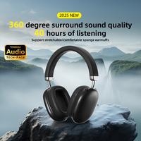 Wireless Noise-Canceling Headphones with Headband Support - Super Soft Ear Cushions, Professional Jump Design, Long-Lasting Batt