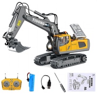 2.4G Excavator RC CAR Remote Control Engineering Dumper Vehicle Crawler Truck Bulldozer Toys for Boys Kids Excavator Gifts