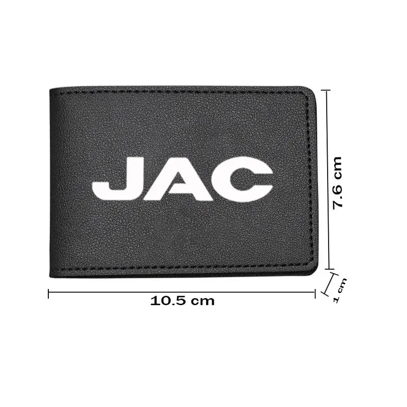 Auto Driver License Cover Unisex Formal Bag PU Leather Credit Card Holder For JAC Refine J347 JS234 S23457 Vapour T8 Accessories