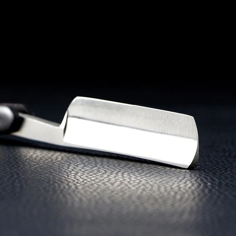 레트로 스트레이트 남성 면도기, 접는 이발사 수염 목구멍 면도 칼 절단 도구 나무 손잡이 선물