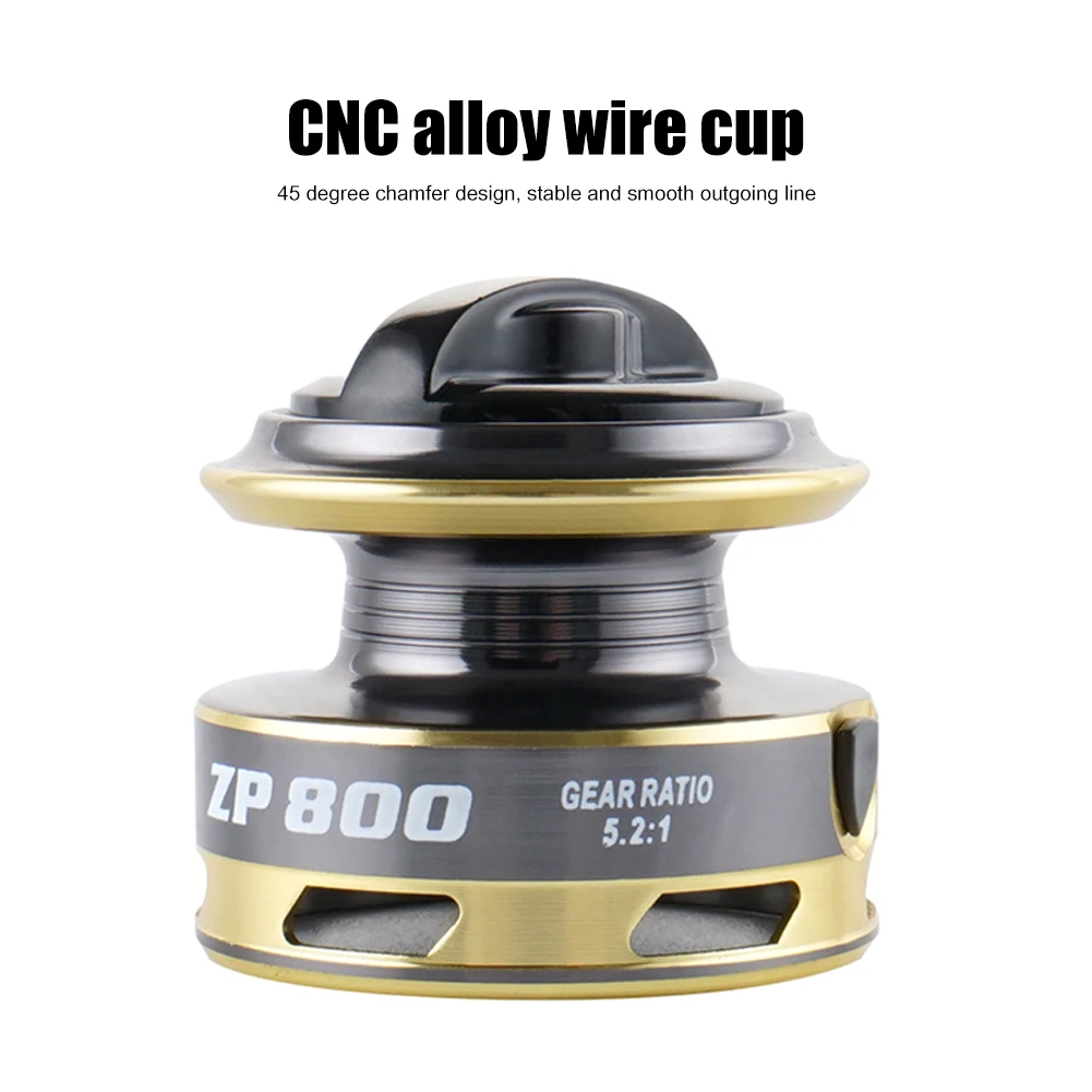 

Легкая спиннинговая катушка с передаточным числом 5.2:1, металлическая рыболовная катушка, 13 подшипников, мощная спиннинговая катушка для ловли карпа