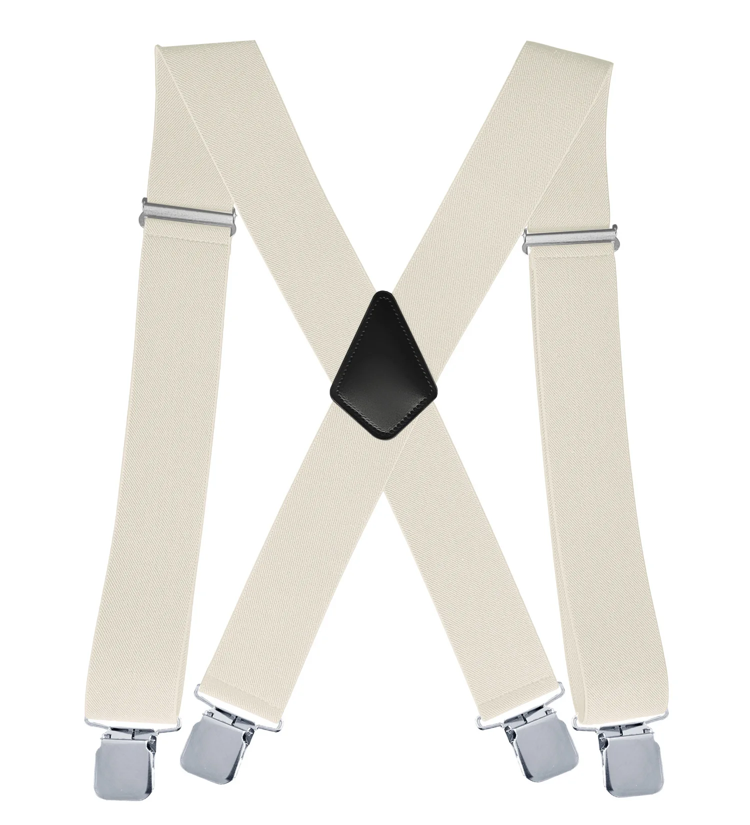 Formal Office Workers 5cm Elastic Men's Shoulder Strap Clip 4-clip X-shaped Adjustable Halter Pants Shoulder Strap