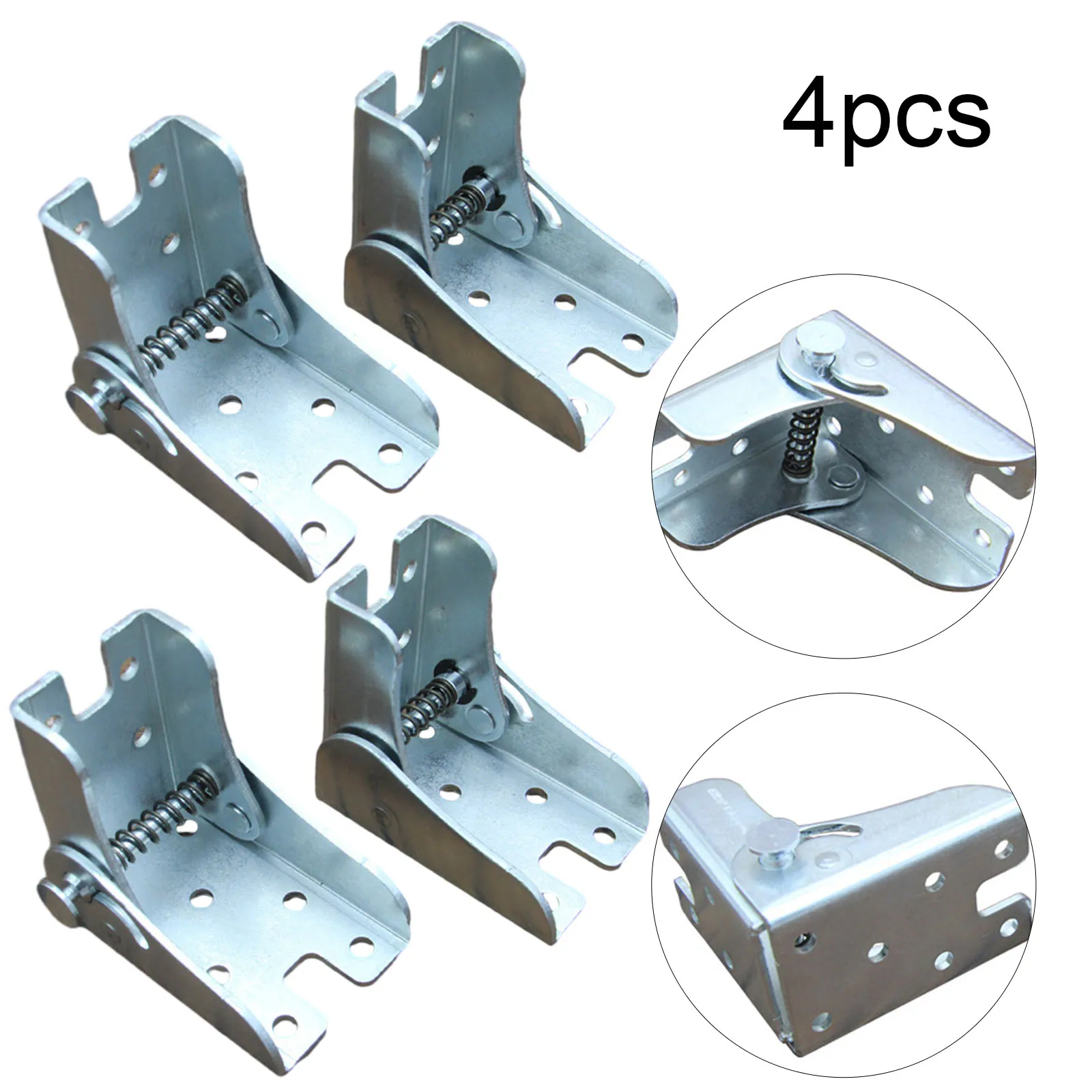 

4pcs 90 Degree Self-Locking Folding Hinge Table Legs Chair Extension Fold Feet Hinges Sofa Support Hinges Furniture Hardware