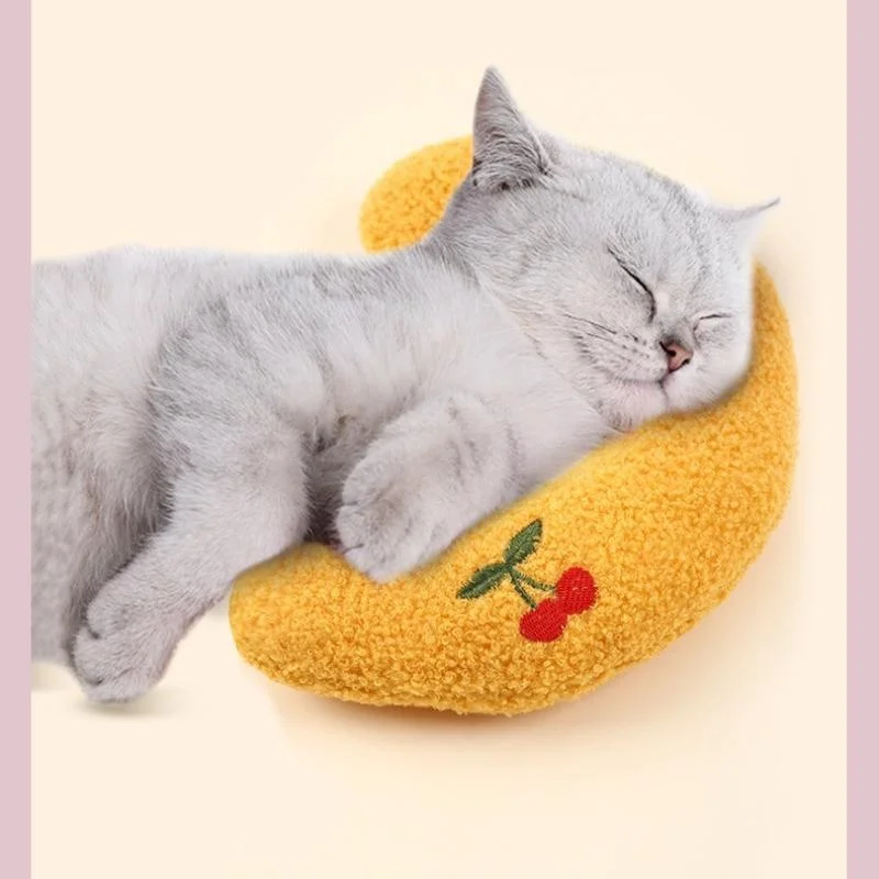 Cat Pillow Pet Cat Dog Sleeping Pillow Soft U-shaped Pillow Cat Toy Pet Toys Pet Supplies  аксесуари для котів