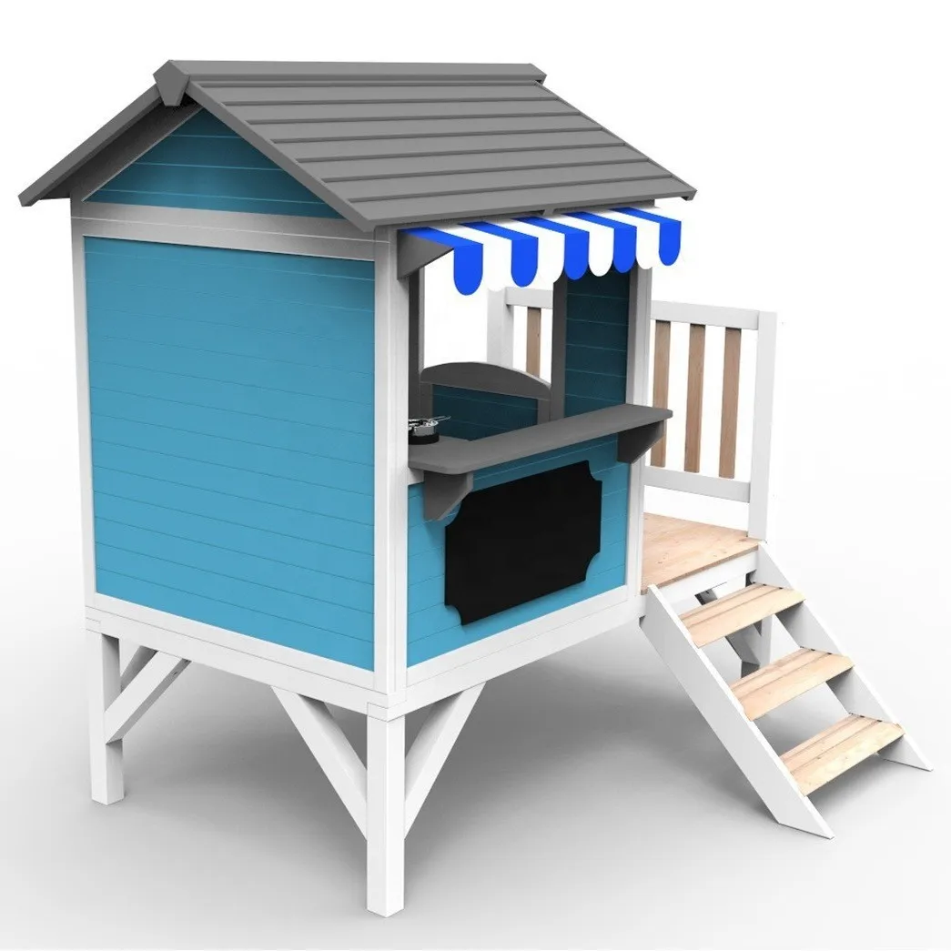 Preservative wood villa courtyard log cabin garden assembly gazebo kindergarten game tree house outdoor mobile wooden house