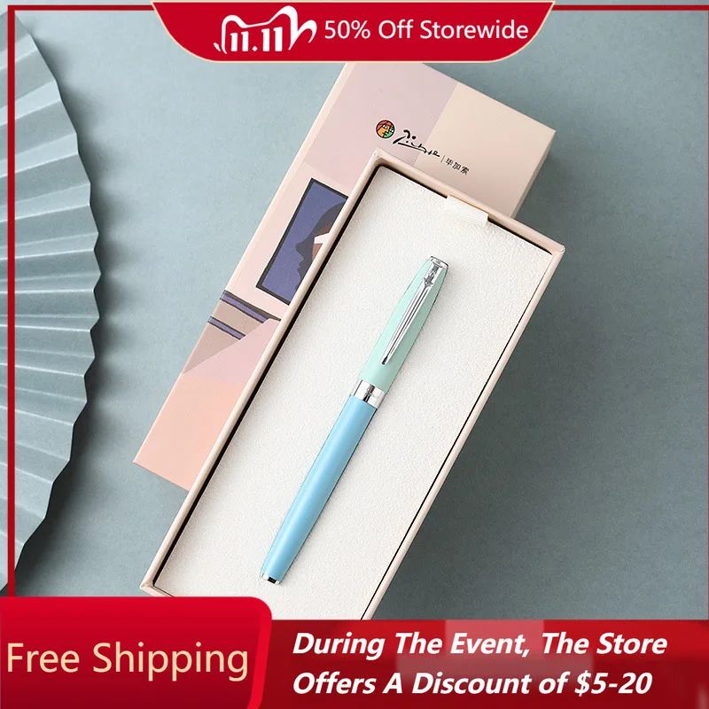 

Pimio - Перьевая ручка Picasso Morandi Color Series, роскошные чернильные ручки с наконечником F 0,5 мм, деловая коллекция, ручка для каллиграфии, подарочный набор