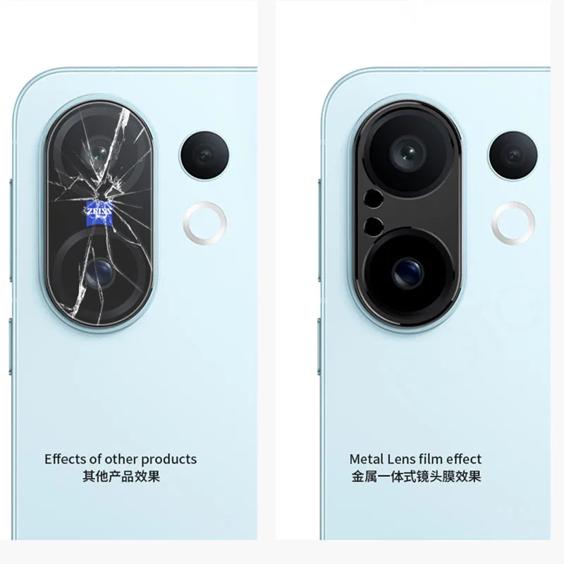 for Vivo X200 FE Camera Bezel Anti Scratch Metal Frame Cover Hollow Film Super Slim Lens Protector Cap Sticker