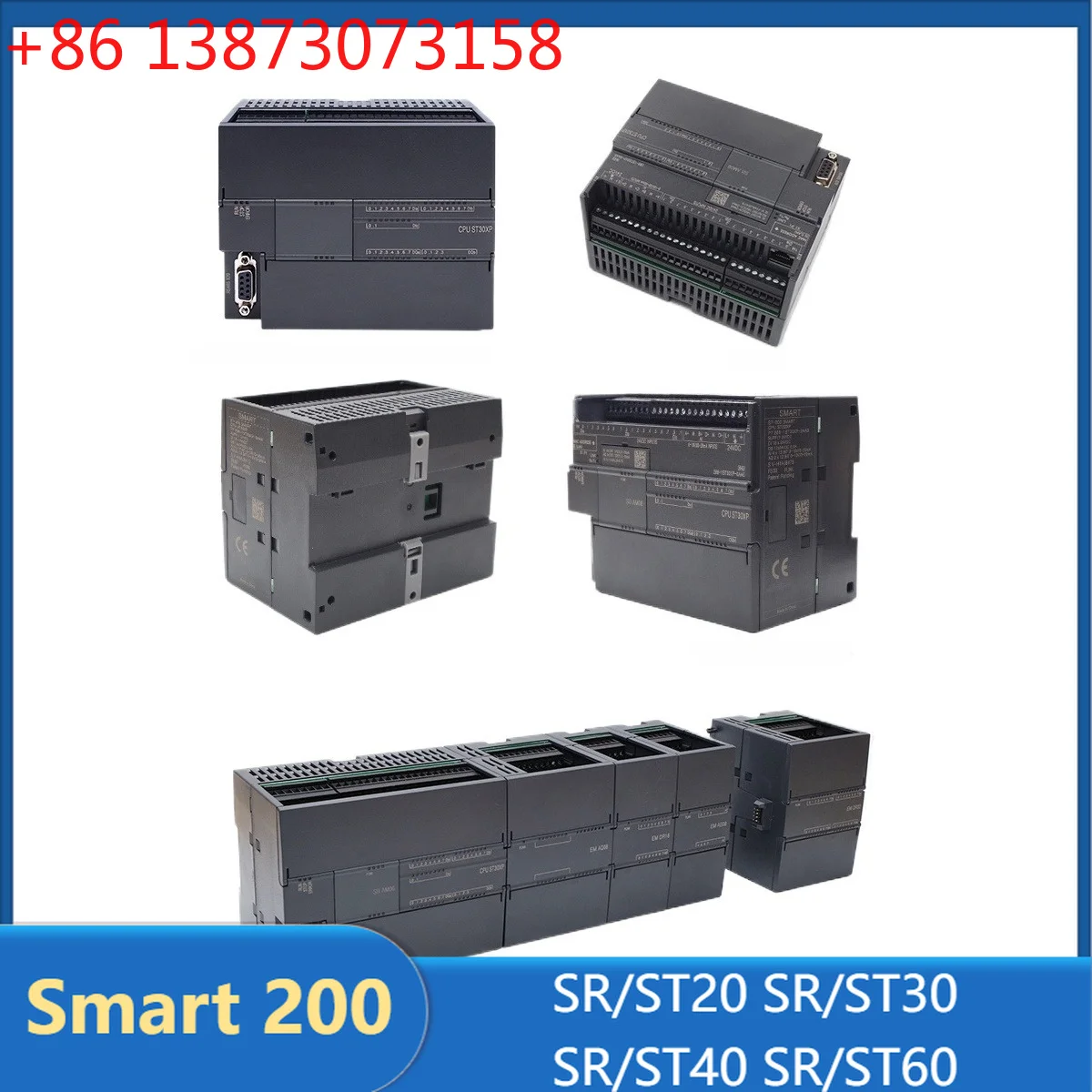 SR20 SR30 SR40 ST40 SR60 Compatible with Siemens S7-200 Smart PLC Programming Controller Expansion Module