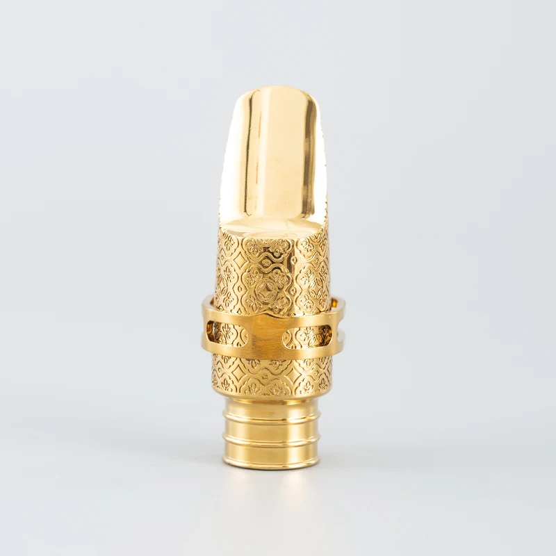 High sax mouthpieces, soprano sax mouthpiece metal accessory, woodwind instrument Saxophone accessories, Sax high mouthpiece