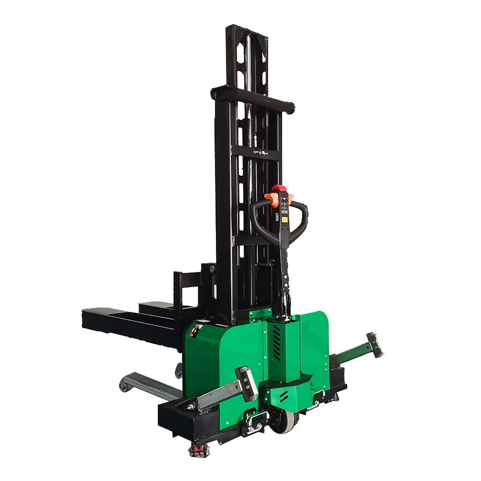 Portable electric pallet forklift 1.5 tons AC motor 1 year warranty for indoor use