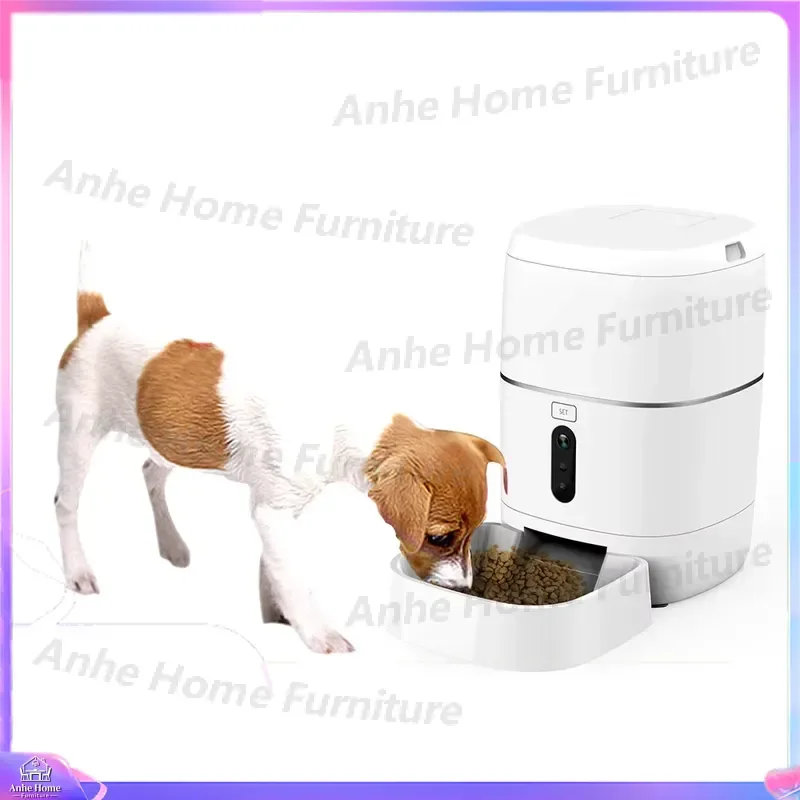 Automatic WiFi Pet Feeder Smart Dog Cat Food Dispenser App Control Large Capacity Auto Timer Voice Recorder Programmable Bowl