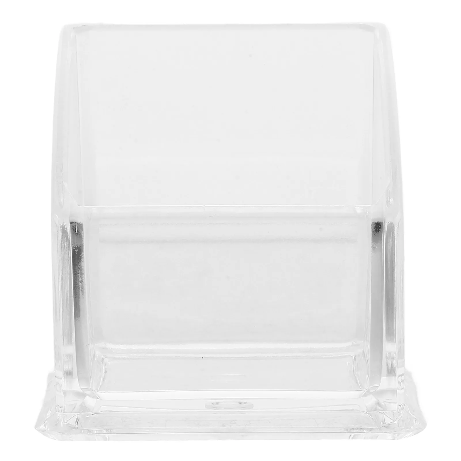 

Desktop Organizer Box Transparent Acrylic Storage For Office Home Makeup Pens Phones Tea Bags Business Cards Small