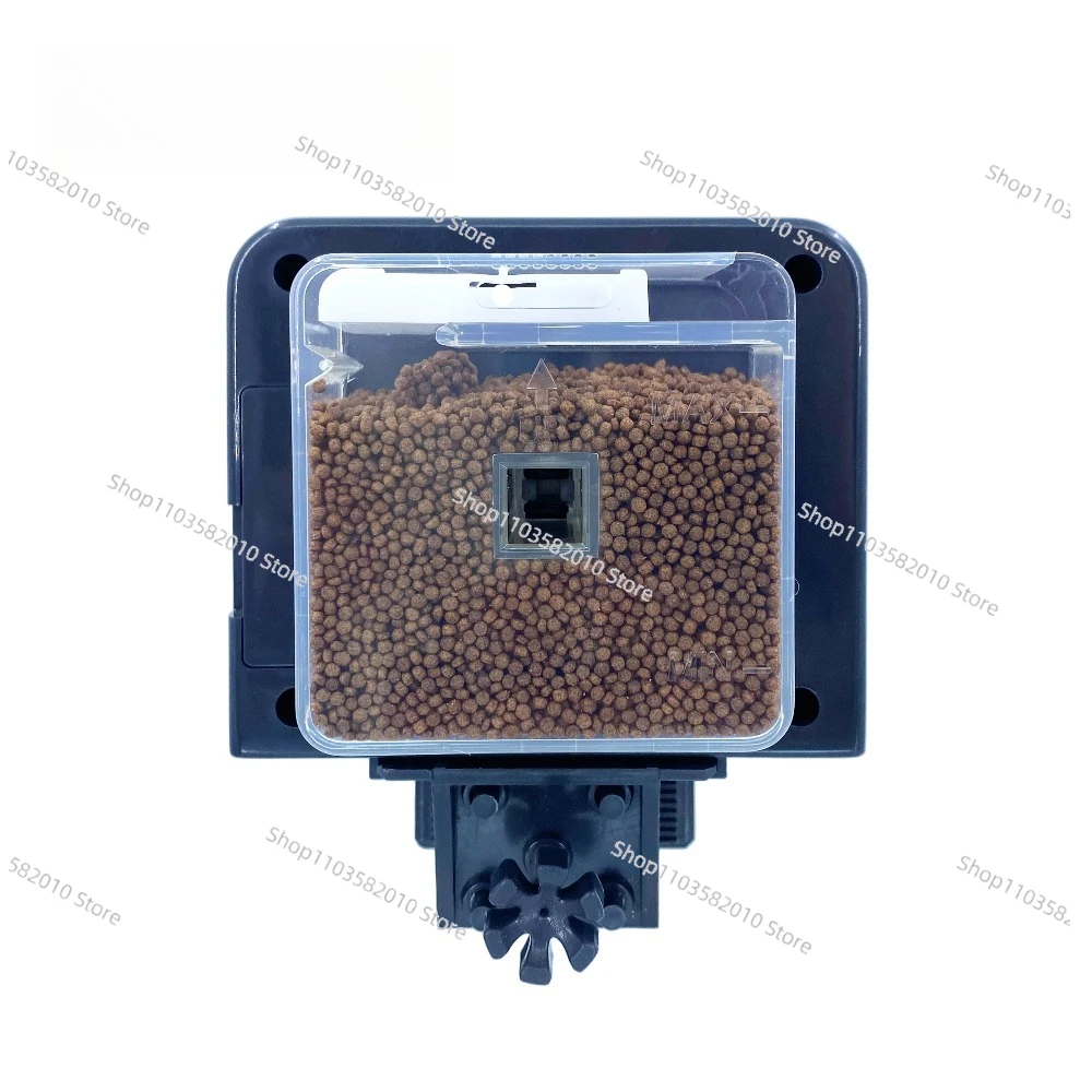 T-8800 Deluxe Plastic Automatic Fish Feeder with Timing Box for Indoor and Outdoor Aquariums and Round Aquarium