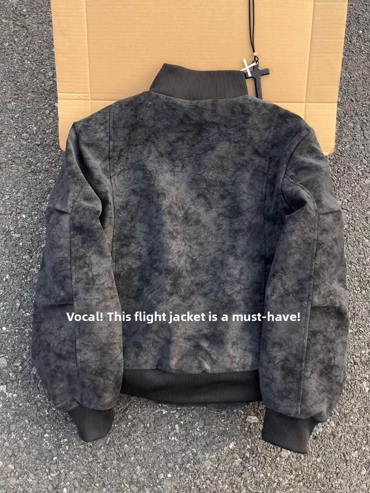 Jaket Pria Musim Dingin Bla Cheanfit Tie Dye Fce Lined ort Jaet, Mantel Katun Hangat Berlapis Kulit Thiened, Jaket Kasual Berkerudung