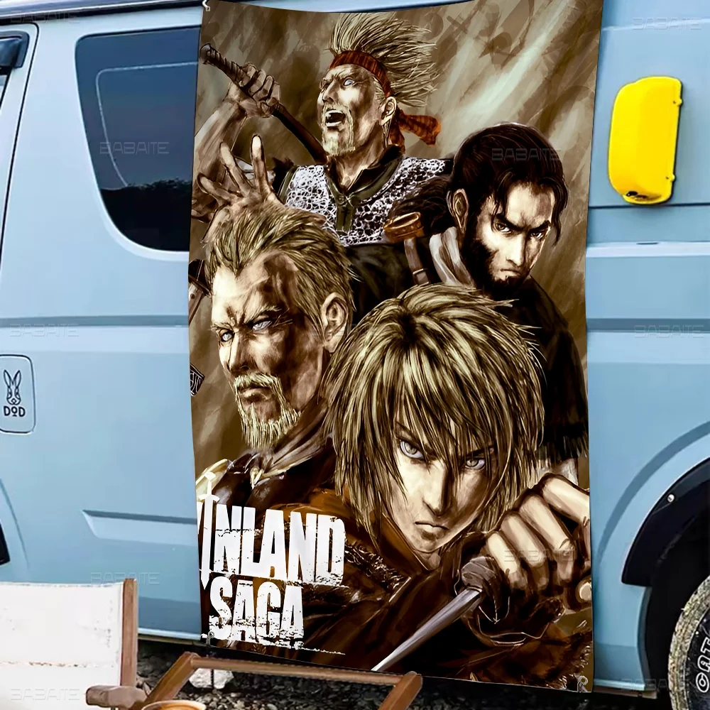 Vinland Saga Anime Large Size Shop Art Promotion Advertising Booth Flag Hanging Banners