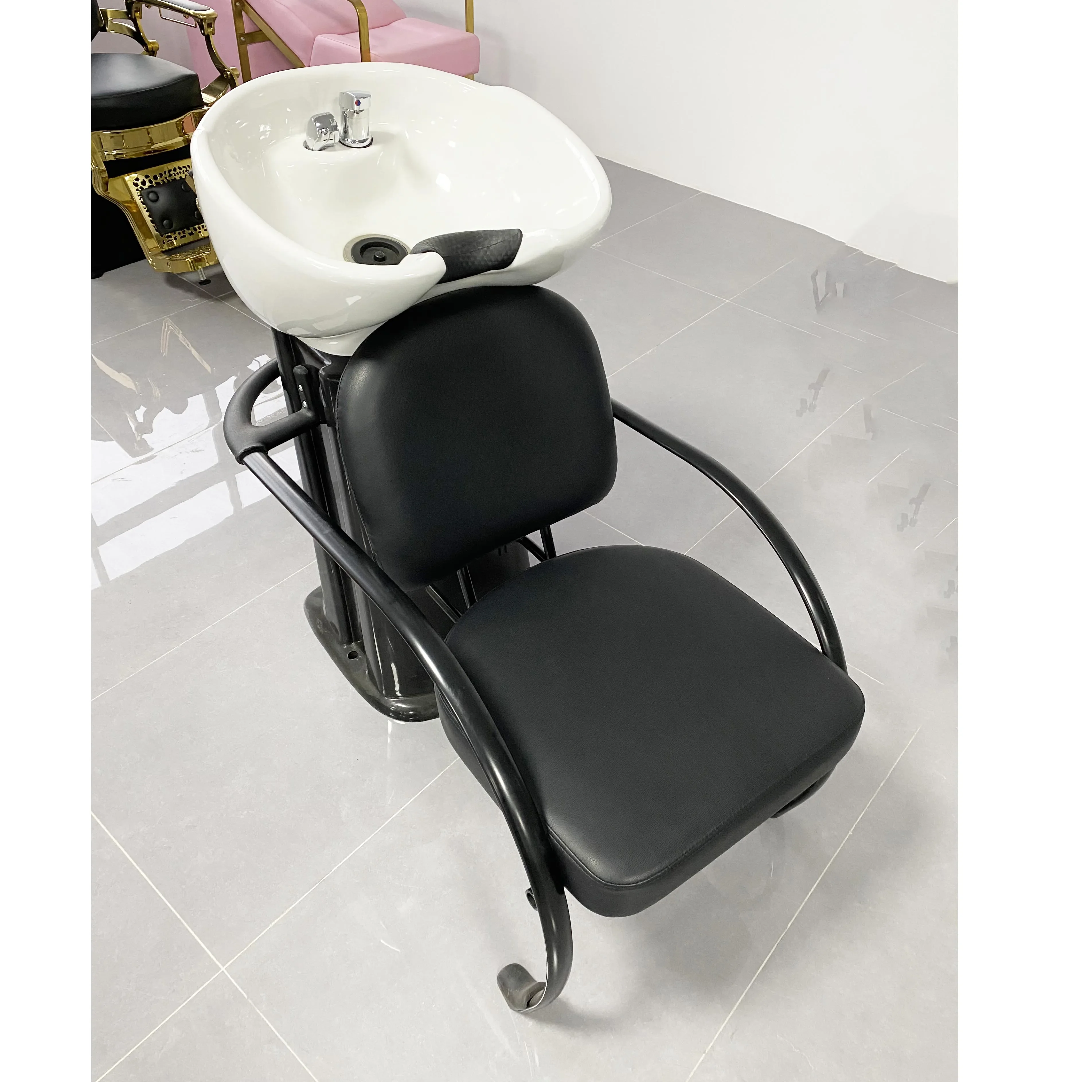 Modern Salon Lavar Cadeira, Shampoo Cadeiras Peças, Atacado