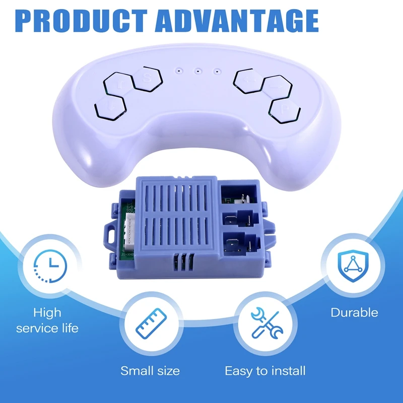 FFYY-Kids Elektrische Voertuig Afstandsbediening Kit, Kinderen Elektrische Auto Controller Ontvanger HH-HN1002Y HH-HN1002K