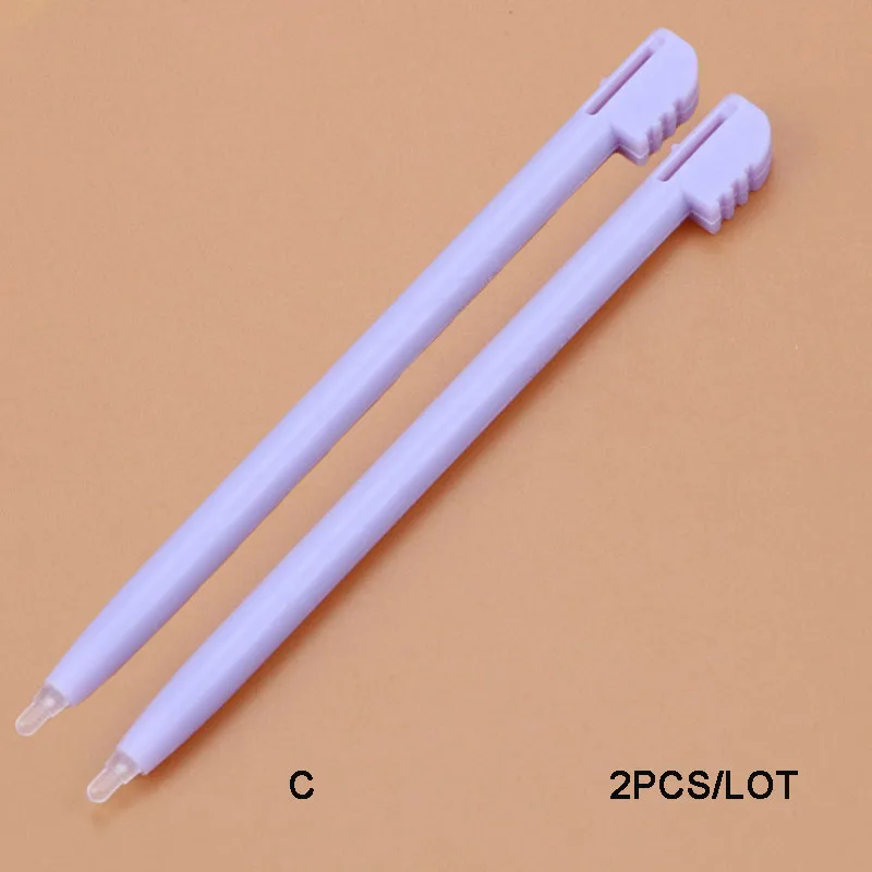 YuXi 2 buah untuk NDS NDSL NDSI XL pena plastik pena tulisan tangan layar pena layar sentuh pena permainan konsol pena resistensi sentuh