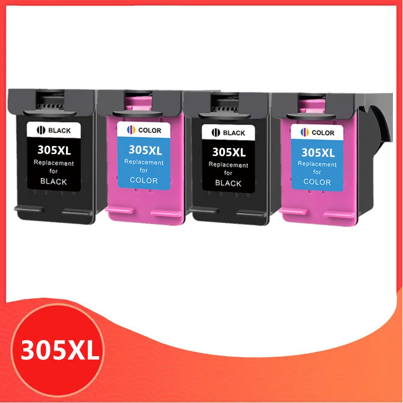 Compatible Ink Cartridge 305XL Replacement for HP 305 XL for HP305 Deskjet 2320 2710 2720 2730 1210 1215 Printer