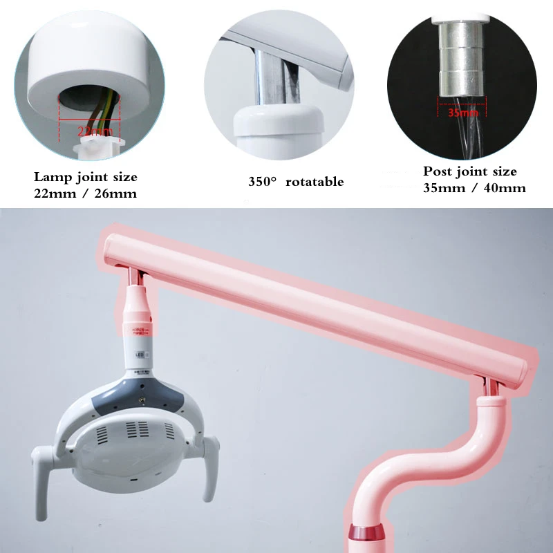 

dental unit lamp arm light arm for dental chair parts