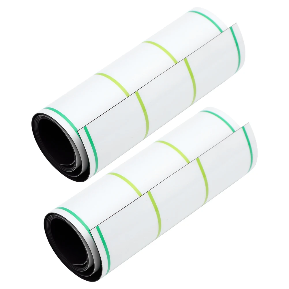 2 قطعة بطاقات التدريس الأبجدية شرائط مبطنة مغناطيسية للسبورة البيضاء منصات الجملة للمسح الجاف تعلم الكتابة أدوات الرسم