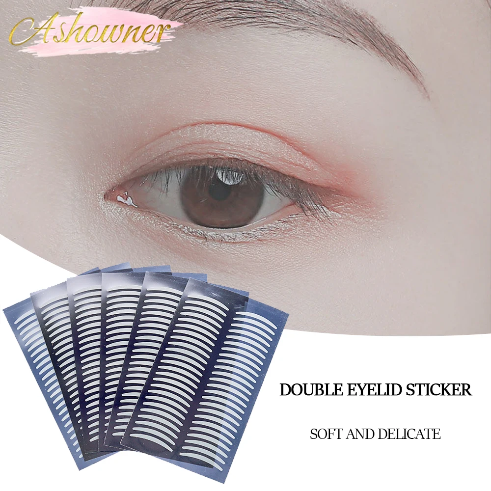 720/1056PC Invisible Double Eyelid Tape Sticker Self-Adhesive Transparent Eyelid Stickers Waterproof Fiber Stickers for Eyelid