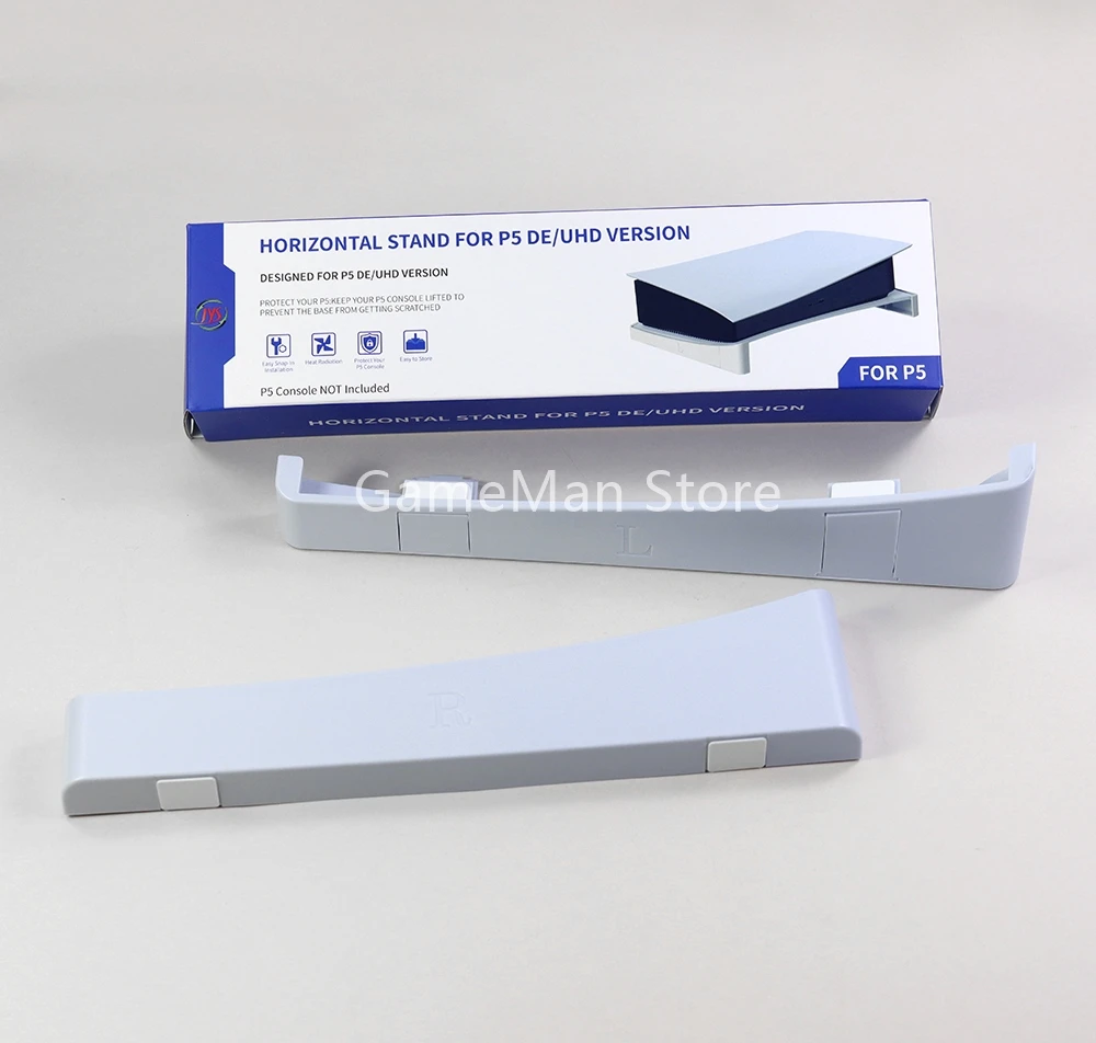 10 комплектов для Playstation 5, горизонтальный кронштейн, подставка, держатель для консоли PS5, аксессуары для дисков и цифровых версий