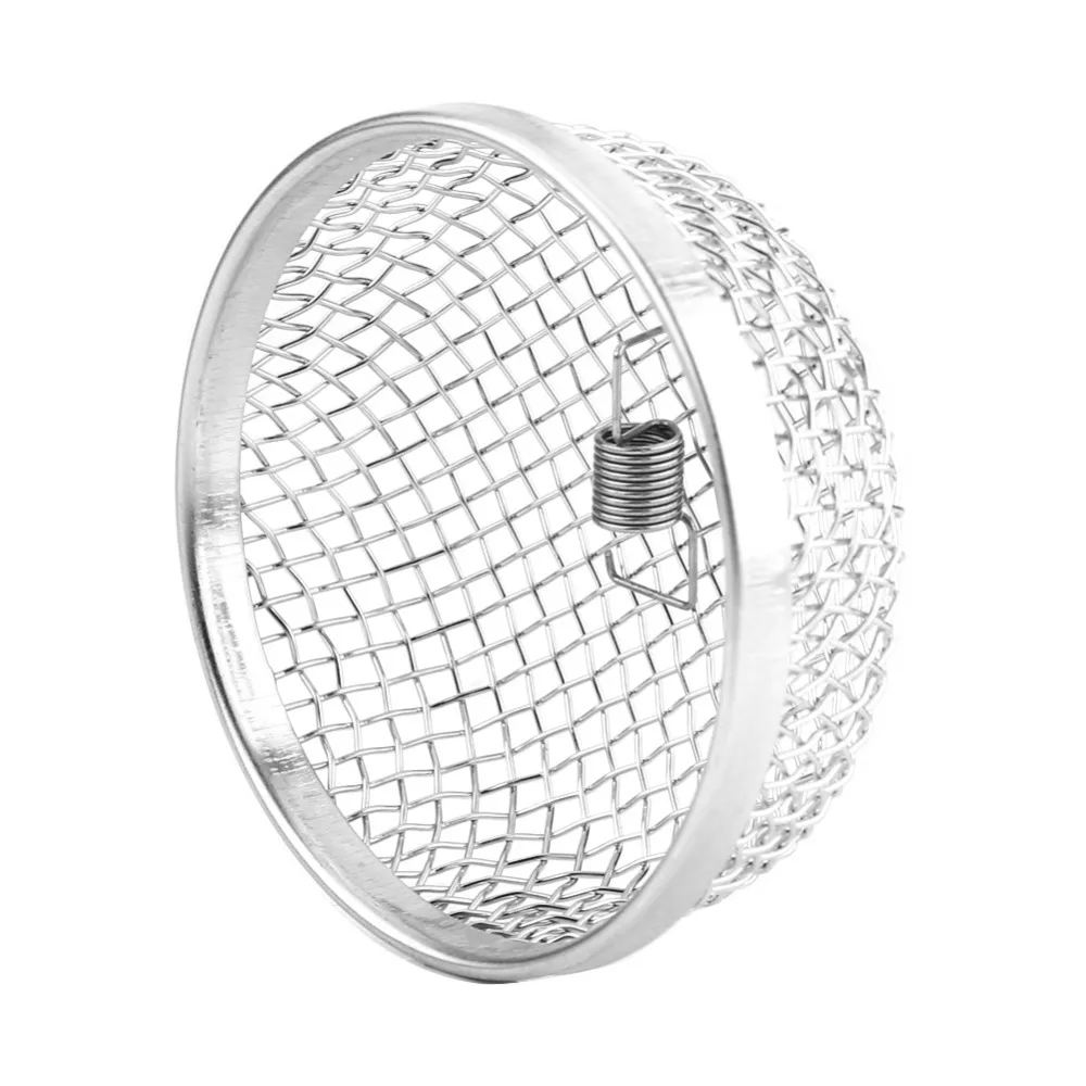 

2,8-дюймовая вентиляционная крышка печи для автофургона, серебряные пружинные крепления, вентиляционная крышка для кемпера, крышка вентиляционного отверстия для прицепа из нержавеющей стали 304