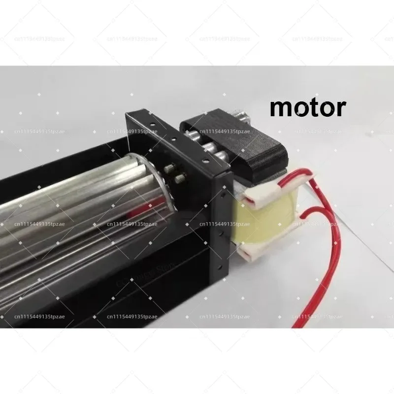 40mm Crossflow Blower 220V Brushless Roller Fan Adjustable Speed Air Curtain Heat Dissipation Cooling Unit Accessory