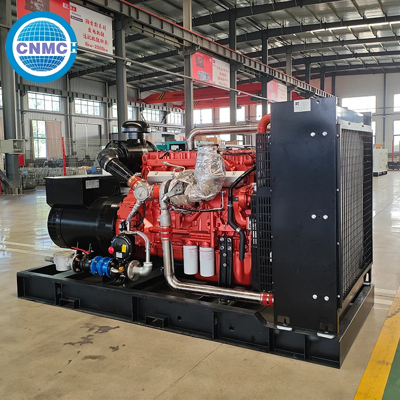 Open Frame Gas Power Generator 50kw 100kw 200 kw 300kw Weichai Low Noise Generator Factory Emergency Operation CE EPA Certified