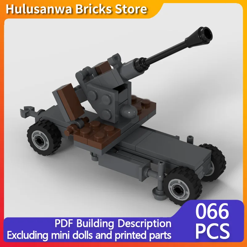 

Британская модель антивоздушного пистолета 40 мм времен Второй мировой войны, MOC, строительные кирпичи, военное оборудование, модульные технологии, подарки, праздник, сборка, детские игрушки