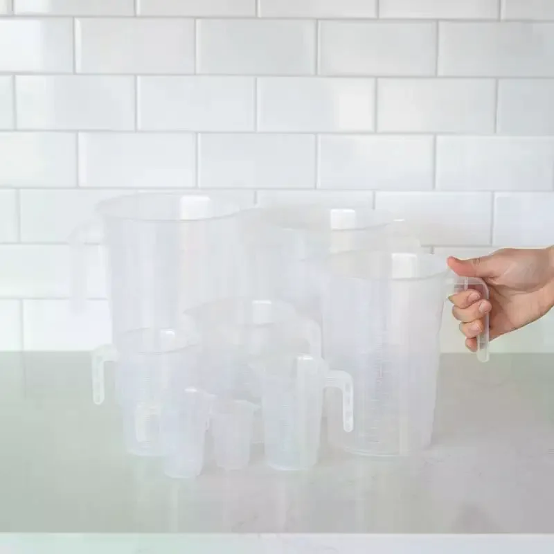 The Measuring Cups Are Sturdy And Have Precise Markings For Capacities Of 100/250/500/1000ml