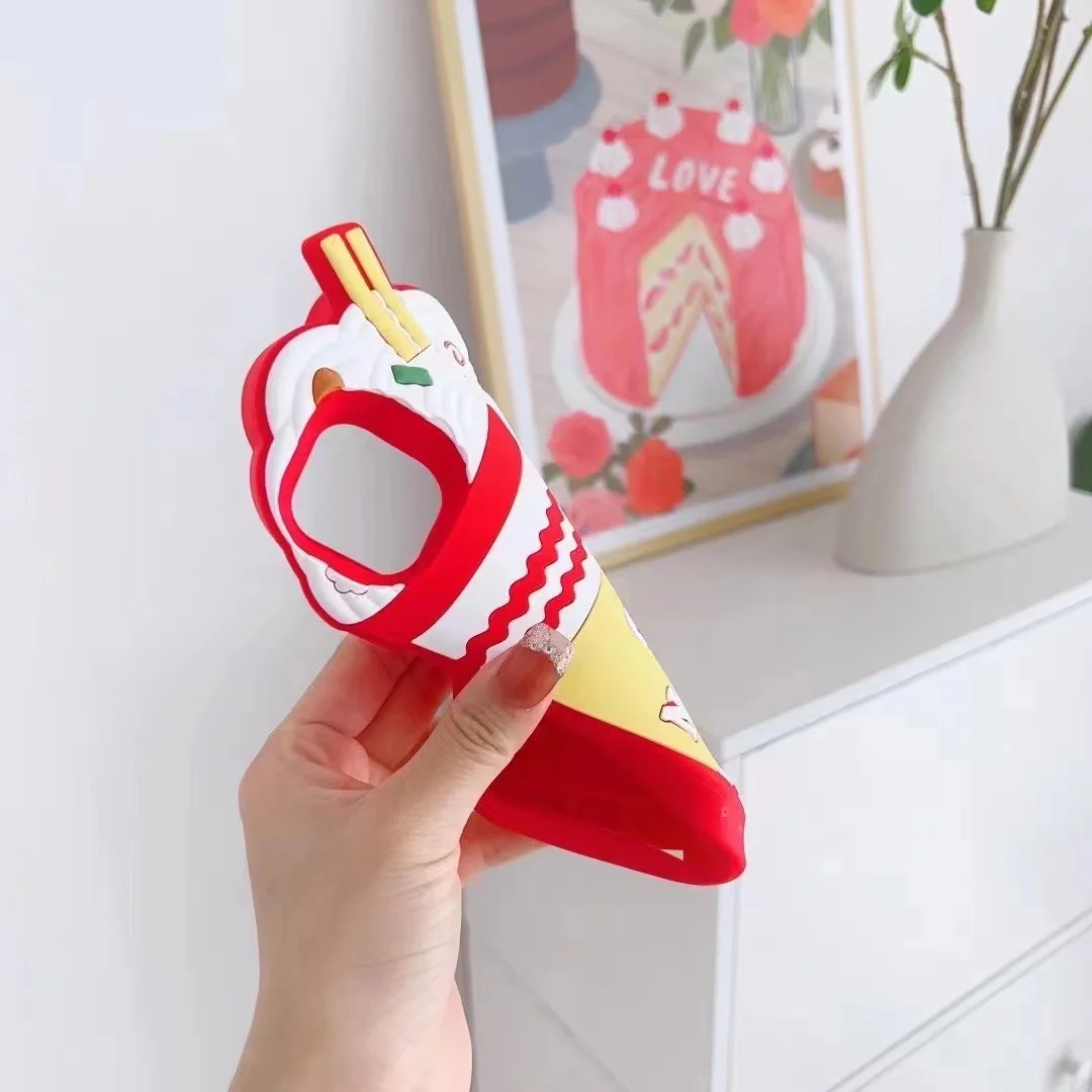 Modische, lustige 3D-Cup-Noodles-Hülle für iPhone 15 14 13 12 11 Pro X XS Max XR 7 8 6 6S Plus SE 2020 2022, weiche Silikonhülle – Detail 9