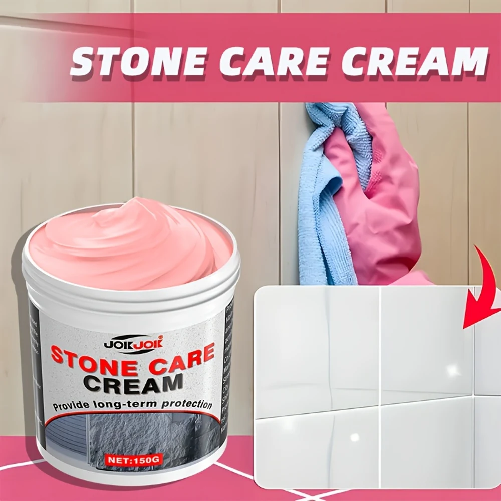 

JOKJOK Новый 150 г крем для ухода за камнем и металлом, сверхмощный все в одном воск для ремонта напольной плитки для мрамора, гранита, керамики