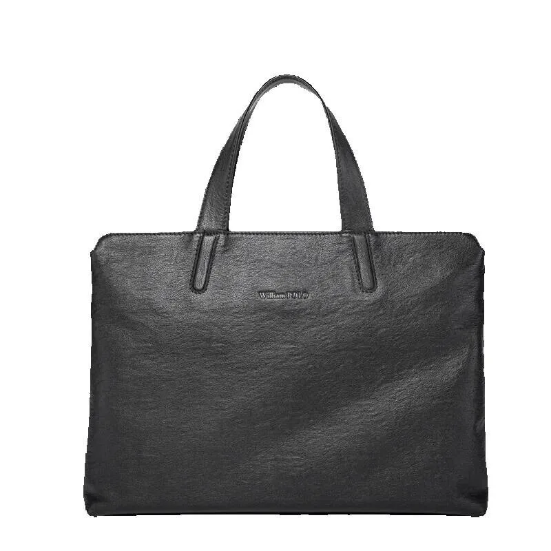 حقيبة يد رجالية أصلية من جلد البقر ذات علامة تجارية فاخرة حقيبة يد بطبقة علوية من جلد البقر للكمبيوتر المحمول بكتف واحد حقائب كروس جلدية للرجال #5