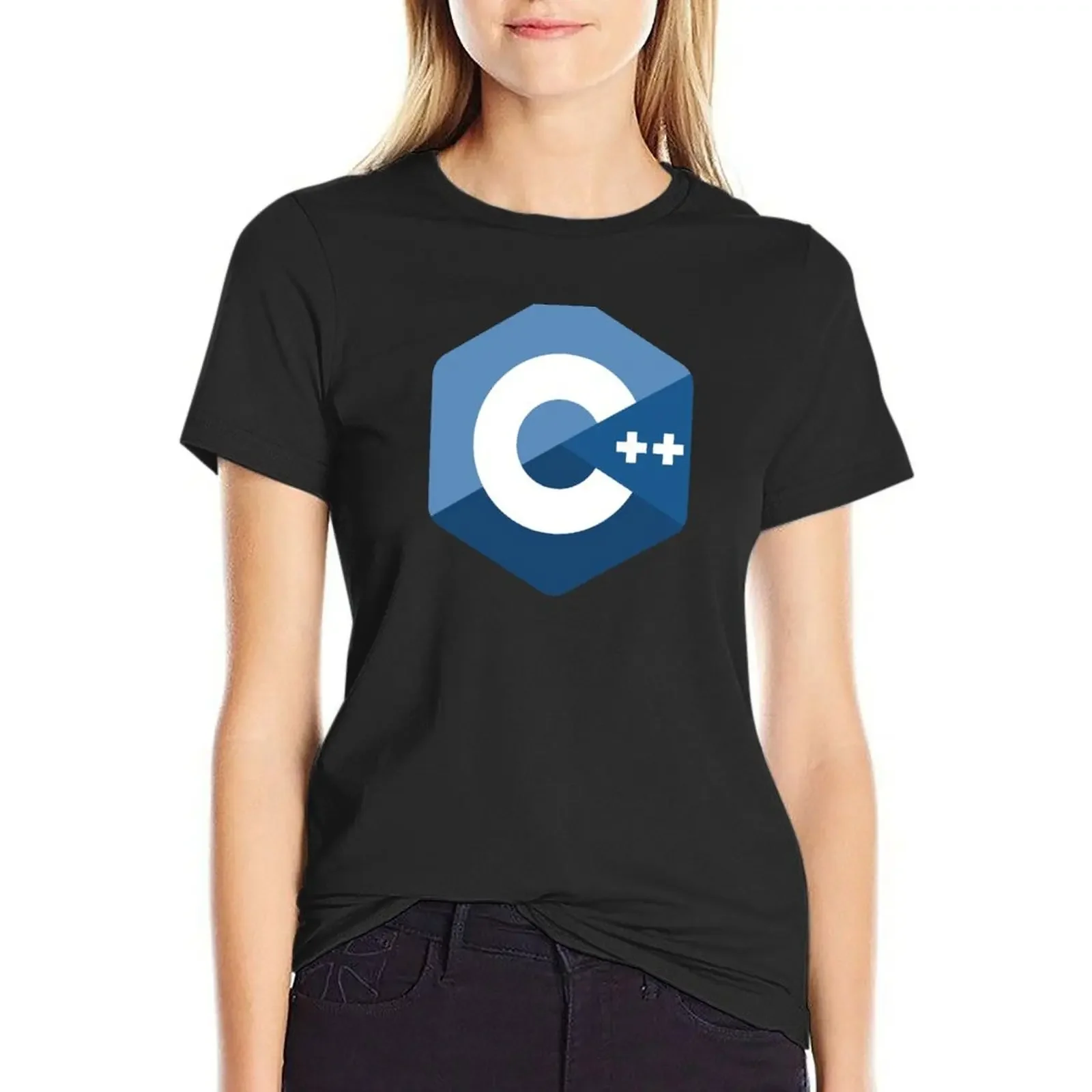 

C++ Logo for C/C++ Software Developer T-Shirt new edition tops animal print shirt for girls cute tops woman t shirt