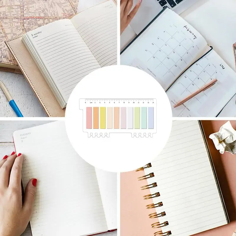 Sticky Index Tabs 200pcs Page Markers Sticky Notes Writable Tabs Enhances Reading Experience Text Strips For Students And