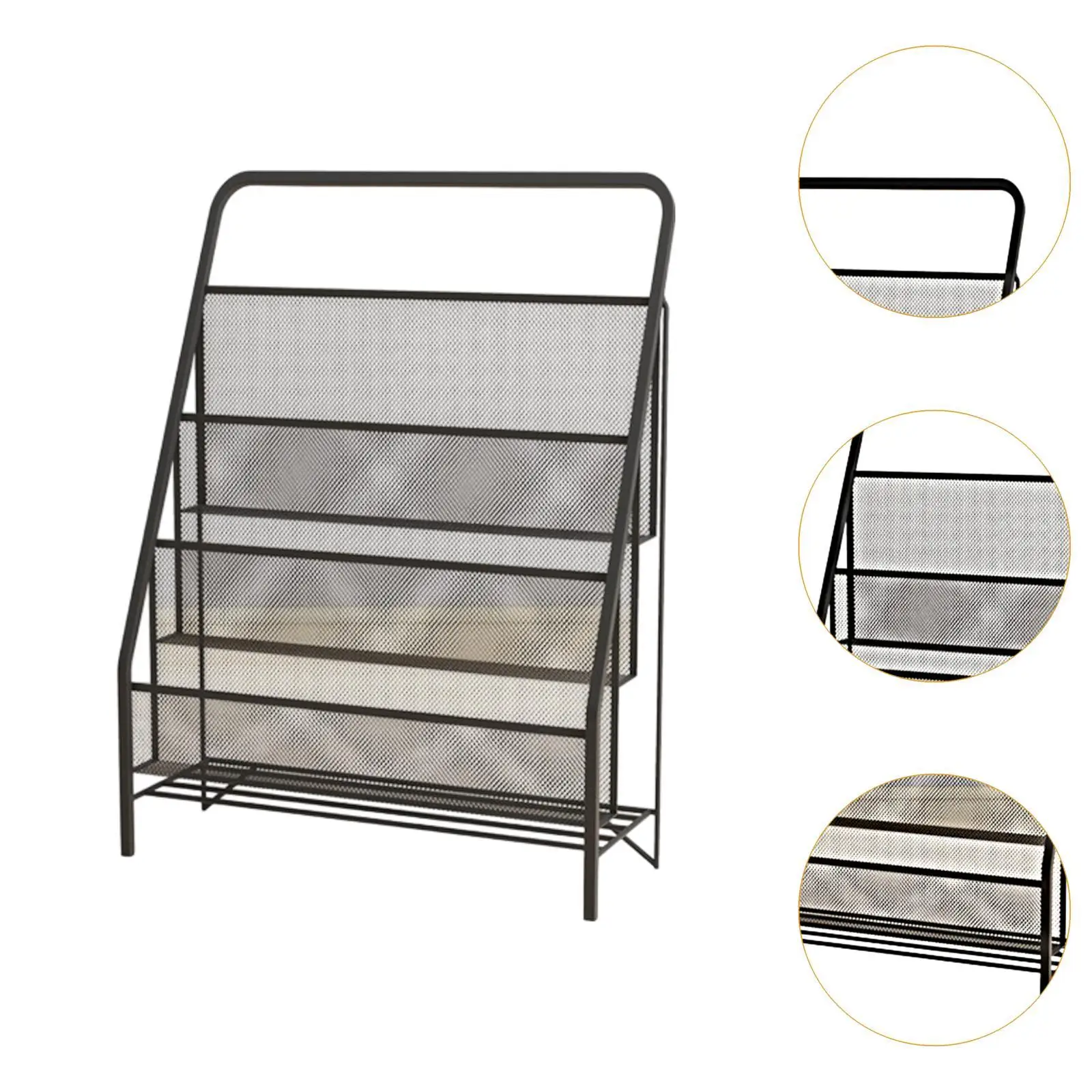 رف كتب للأطفال مكون من 3 طبقات لتلوين الكتب وغرفة اللعب ومنظم خزانة الكتب