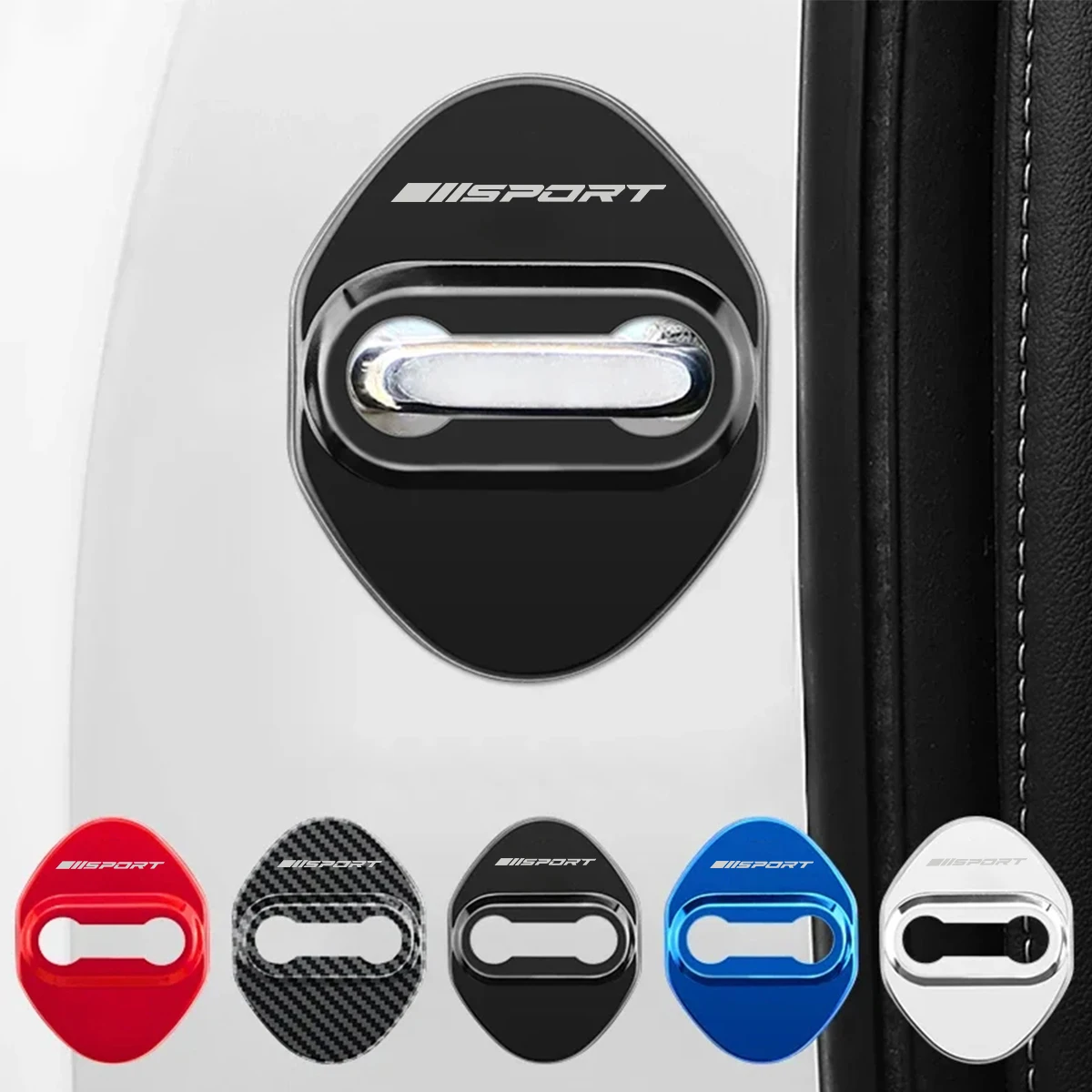 4pcs Car Accessories Protecte Door Lock Covers For Toyota for Yaris for Camry for Tacoma for RAV4 for Corolla Decoration