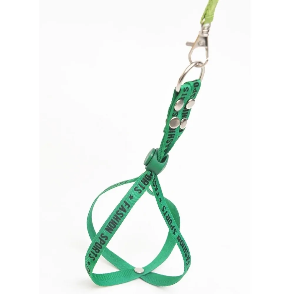 Casual Style Adjustable Rabbit Towing Rope Soft Escape Proof Guinea Pig Harness Comfortable Pet Traction Rope Outdoor Walking