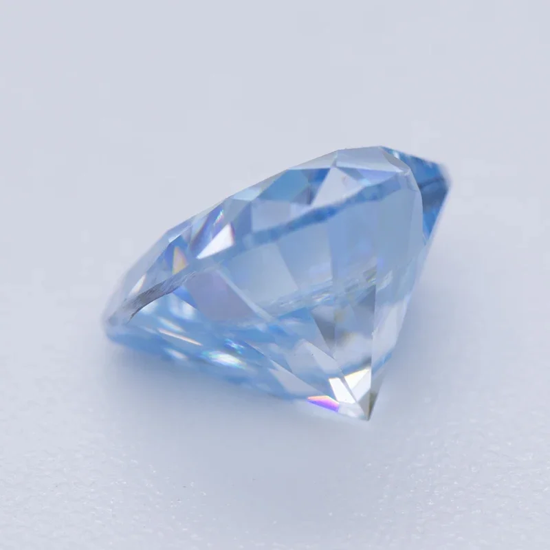 Moissanite Stone Heart Cutting Ice Blue Color Kamienie szlachetne Wyhodowane w laboratorium Zaawansowane materiały do wyrobu biżuterii Diament z certyfikatem GRA