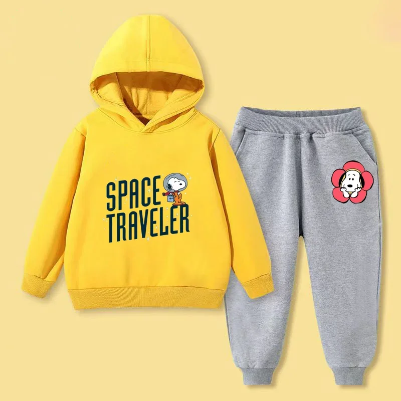 

24 autumn official Nubi cartoon cartoon fashion casual hooded handsome men and women with the same children's hoodie set