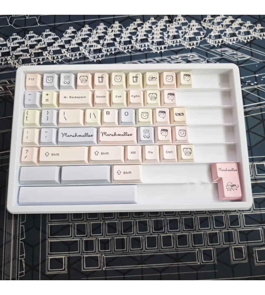 Original height Five-sided sublimation keycap Keycap Extremely thick material 1.8-1 thickness