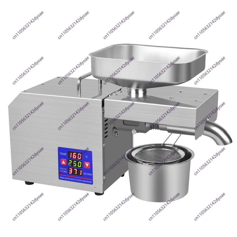 Oil Press LTP218 Peanut  Oil Rapeseed Sesame Oil Extractor 3-5KG/H Residue Separator