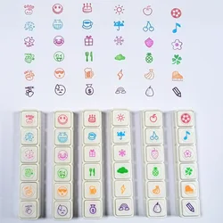 Kawaii Stamps Decorative Stamps for Scrapbooking Stationery For Arts Diy Crafts Album Journal Planner